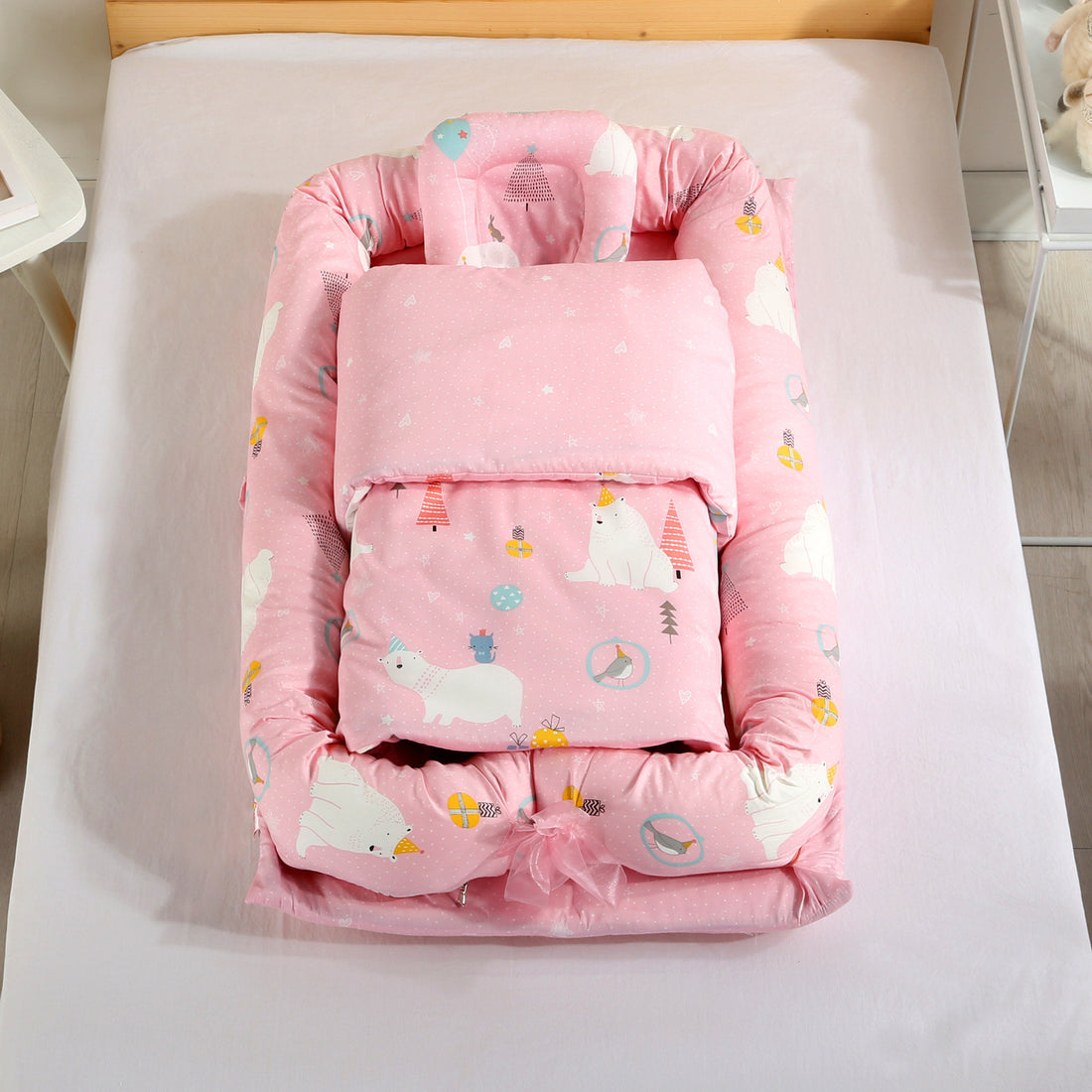 High-end Foldable Baby Crib Can Be Removed And Washed