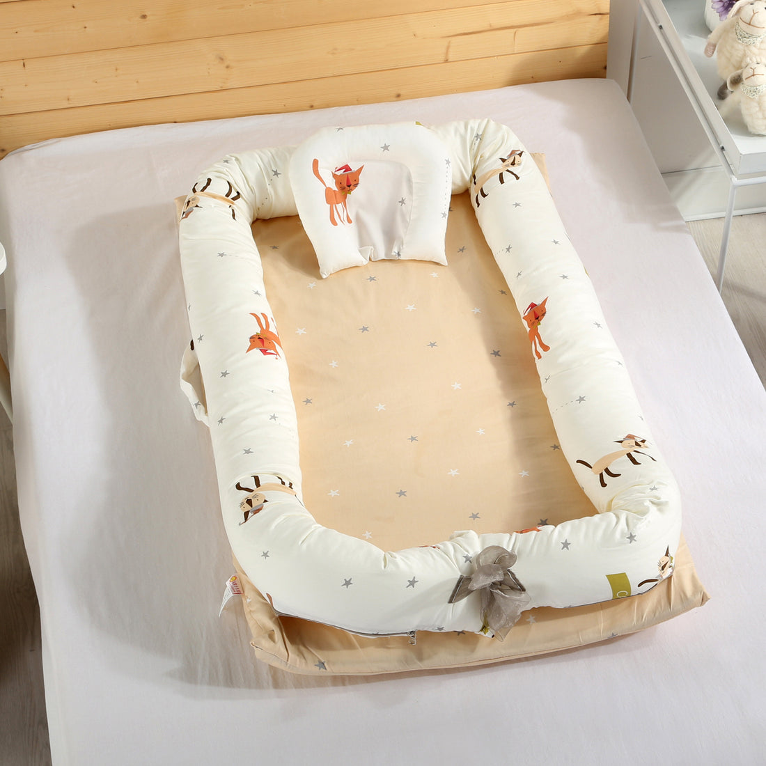 High-end Foldable Baby Crib Can Be Removed And Washed