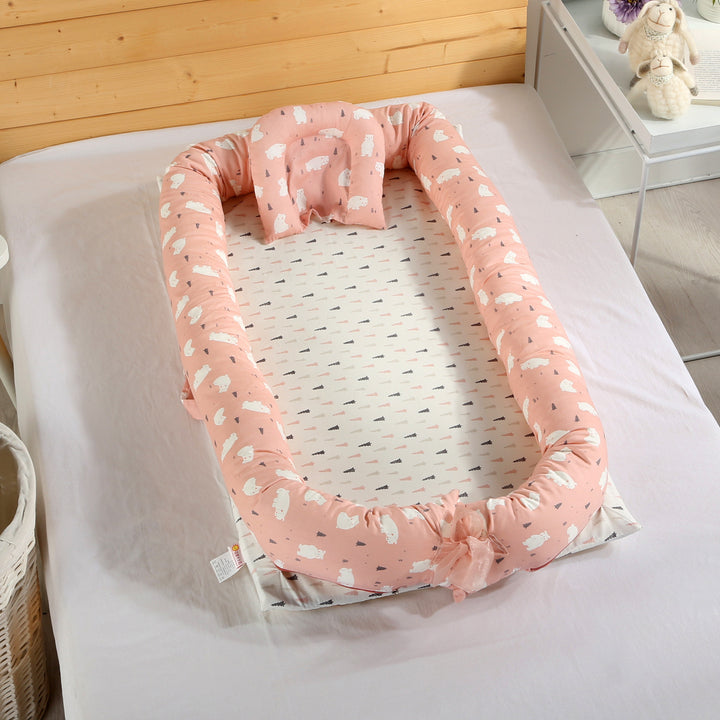 High-end Foldable Baby Crib Can Be Removed And Washed