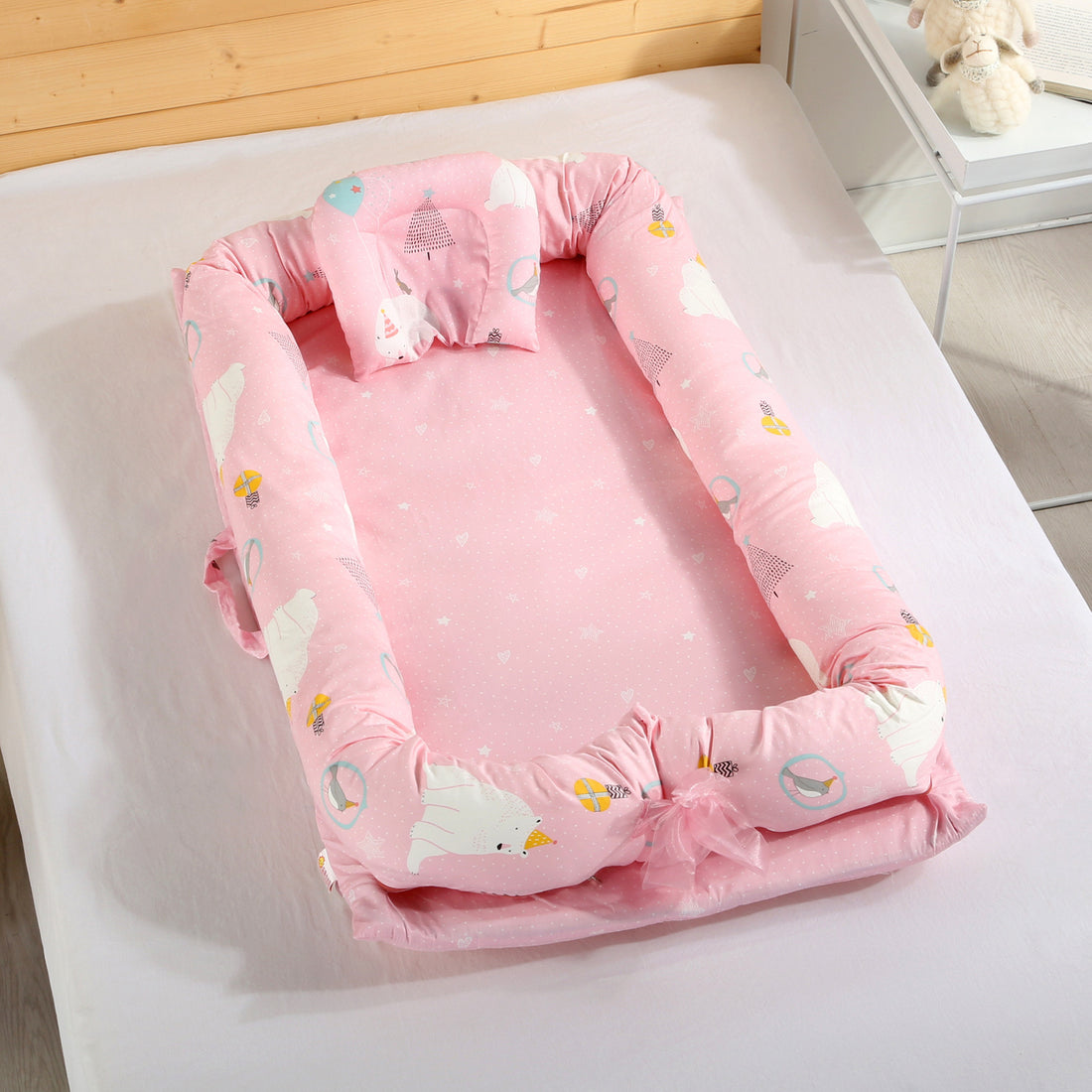 High-end Foldable Baby Crib Can Be Removed And Washed