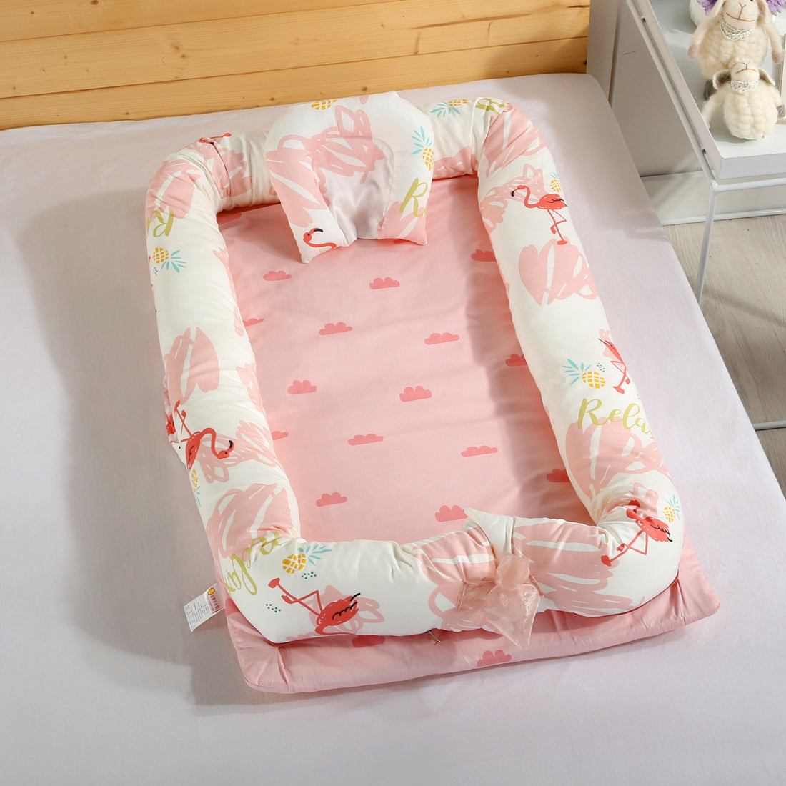High-end Foldable Baby Crib Can Be Removed And Washed