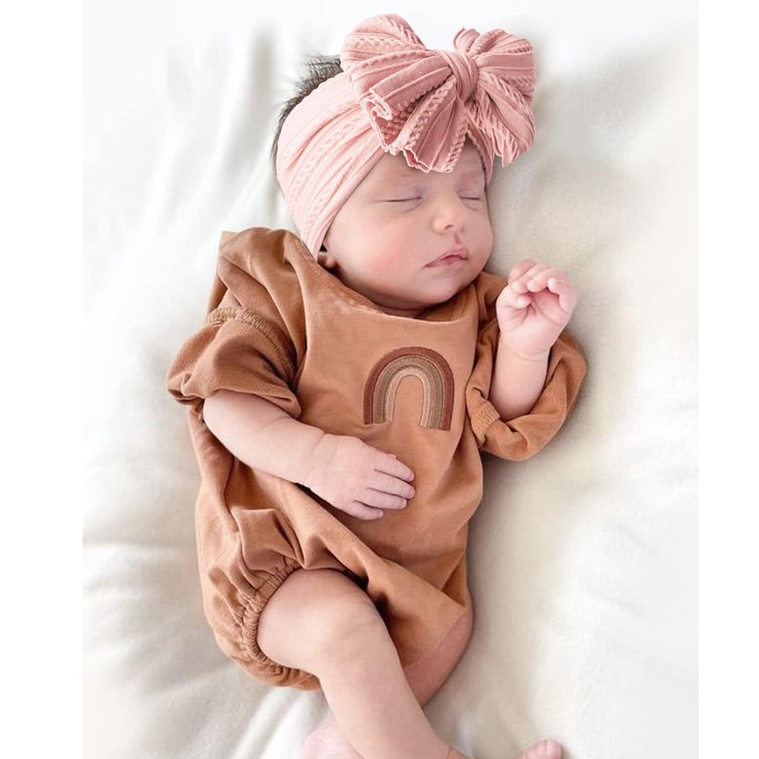 Handmade Baby Headbands Soft Stretchy Nylon Hair Bands