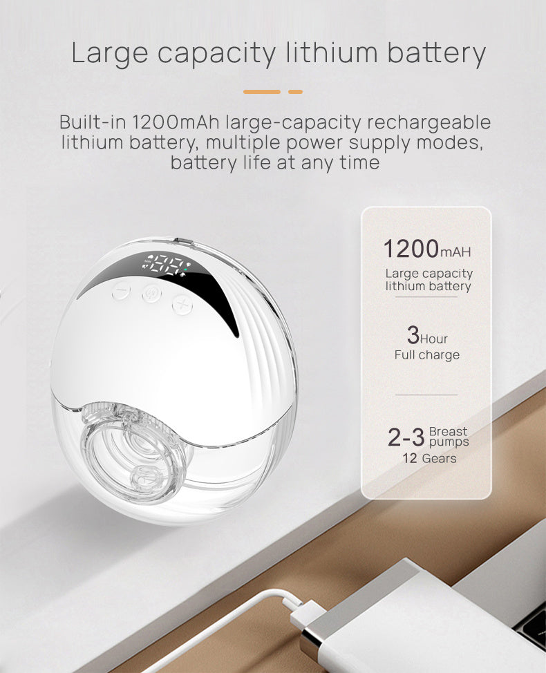 Wearable Silent Automatic Intelligent Breast Pump