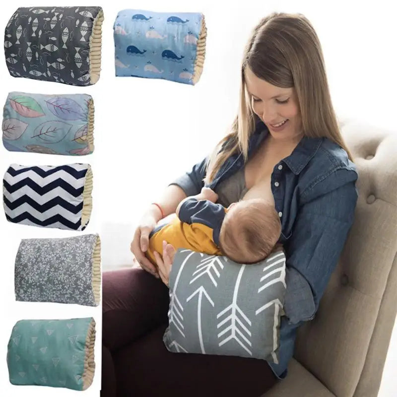 Adjustable Baby Cotton Nursing Arm Pillow Breastfeeding Washable Baby
