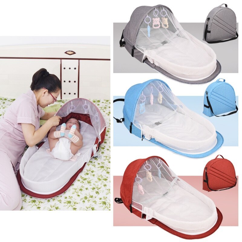 Portable Baby Bed Mosquito Net Bassinet
