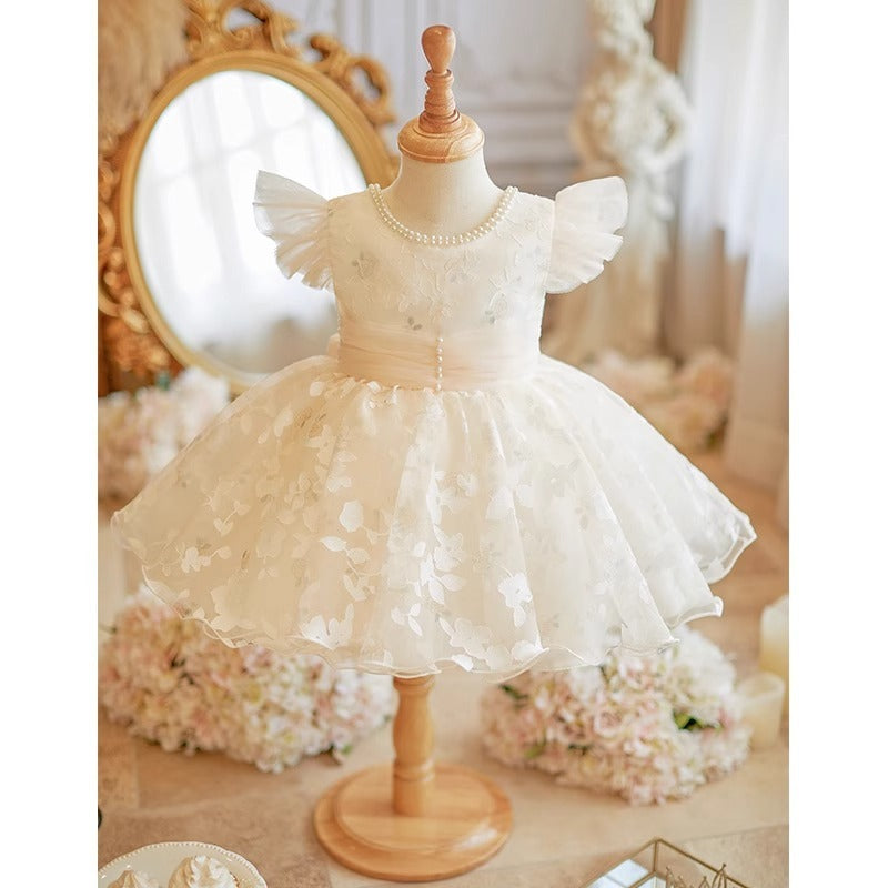 Girl's High-end Host Catwalk Princess Dress Light Luxury Western Style